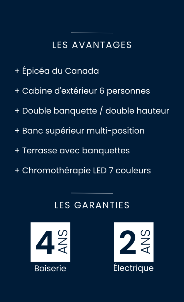 Sauna d'extérieur gaïa luna 4 - Infinity Pool Bordeaux GAÏA