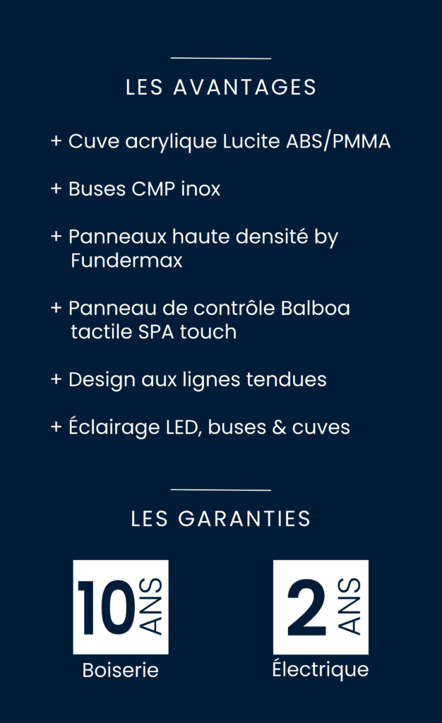 Spa plug & play 4 4 - Infinity Pool Bordeaux PRESTIGE OKA3